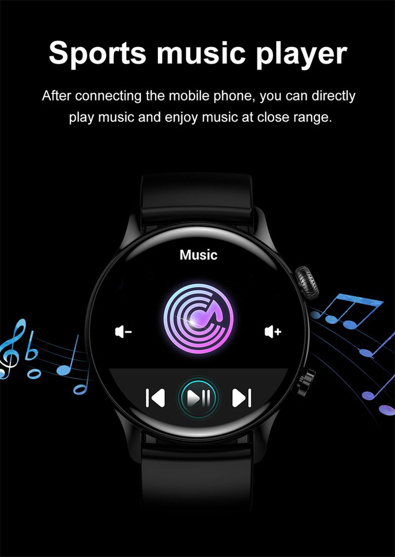 MRP-3 Phone calling AMOLED Smart Watch